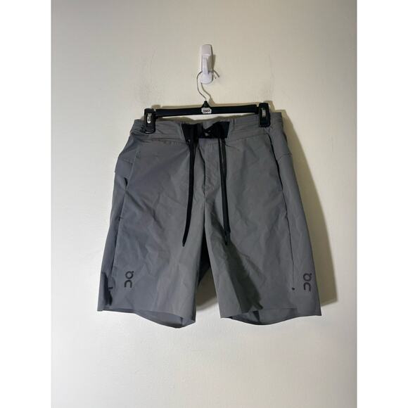 Men's Run On Clouds Gray Hybrid Shorts Sz S - Picture 2 of 2